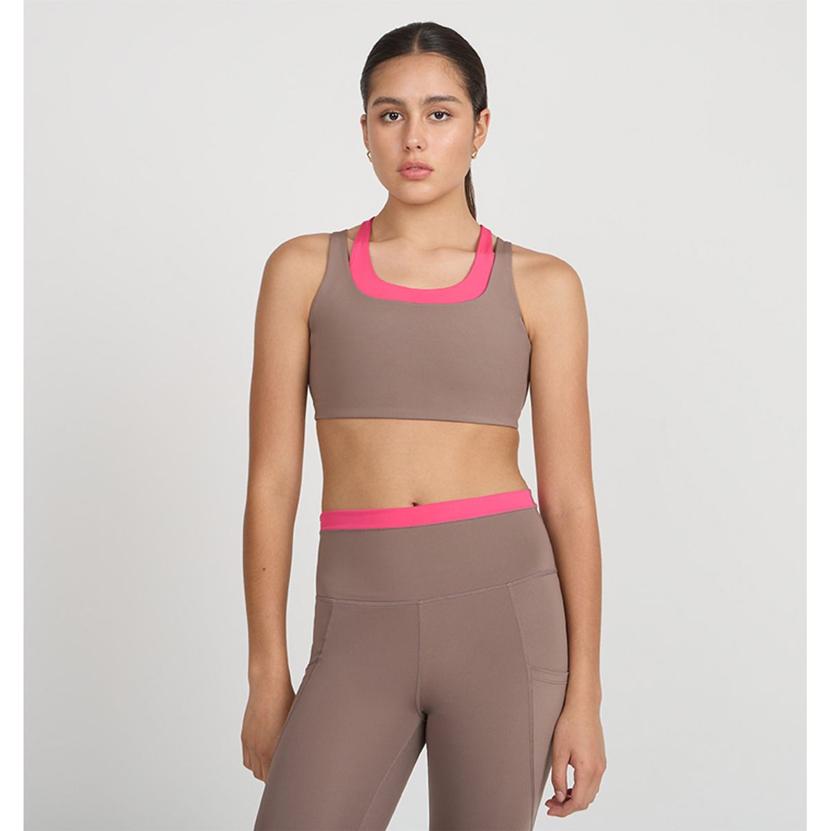 ELLESSE - PETO MUJER ELLESSE RAFAELA FUCSIA/CAFÉ