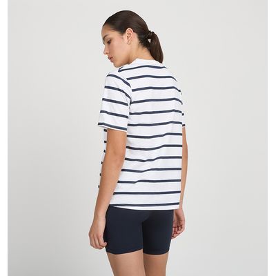 Imagen 2 del producto POLERA MUJER CATALINA RAYAS/AZUL