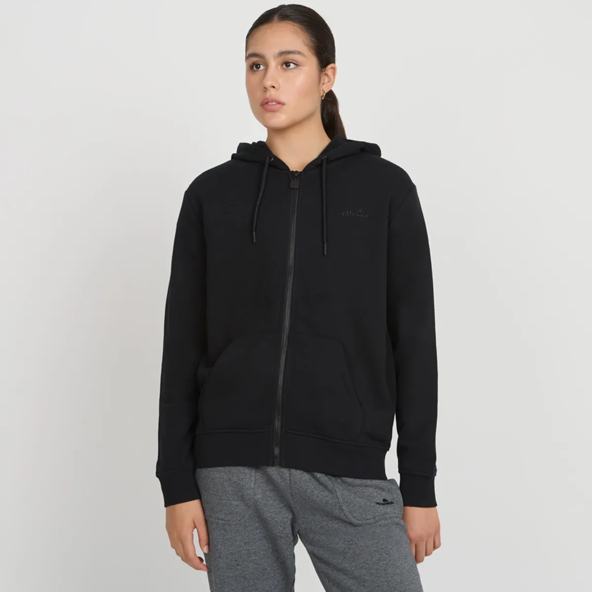 ELLESSE - POLERON MUJER ELLESSE CELESTE NEGRO