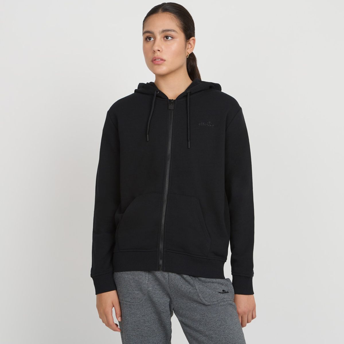 ELLESSE - POLERON MUJER ELLESSE CELESTE NEGRO