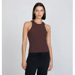 ELLESSE - POLERA MUJER MALU CAFÉ