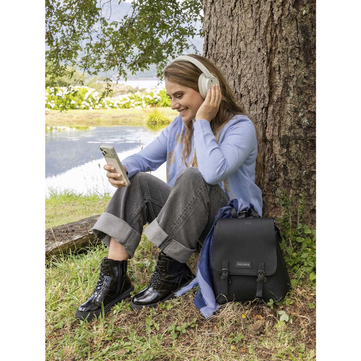 AZALEIA - Mochila Mujer Alice Backpack Negro AZALEIA