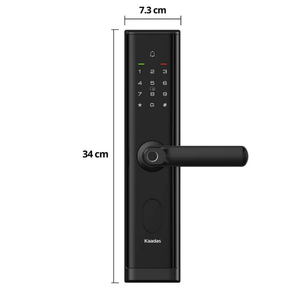KAADAS - Cerradura Digital Inteligente Chapa Segura con WIFI Tarjeta Huella App