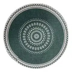 OKAY - Set 6 De Individuales Redondos Trenzados 38cm Lino