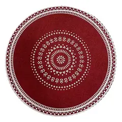 OKAY - Set 6 De Individuales Redondos Trenzados 38cm Lino