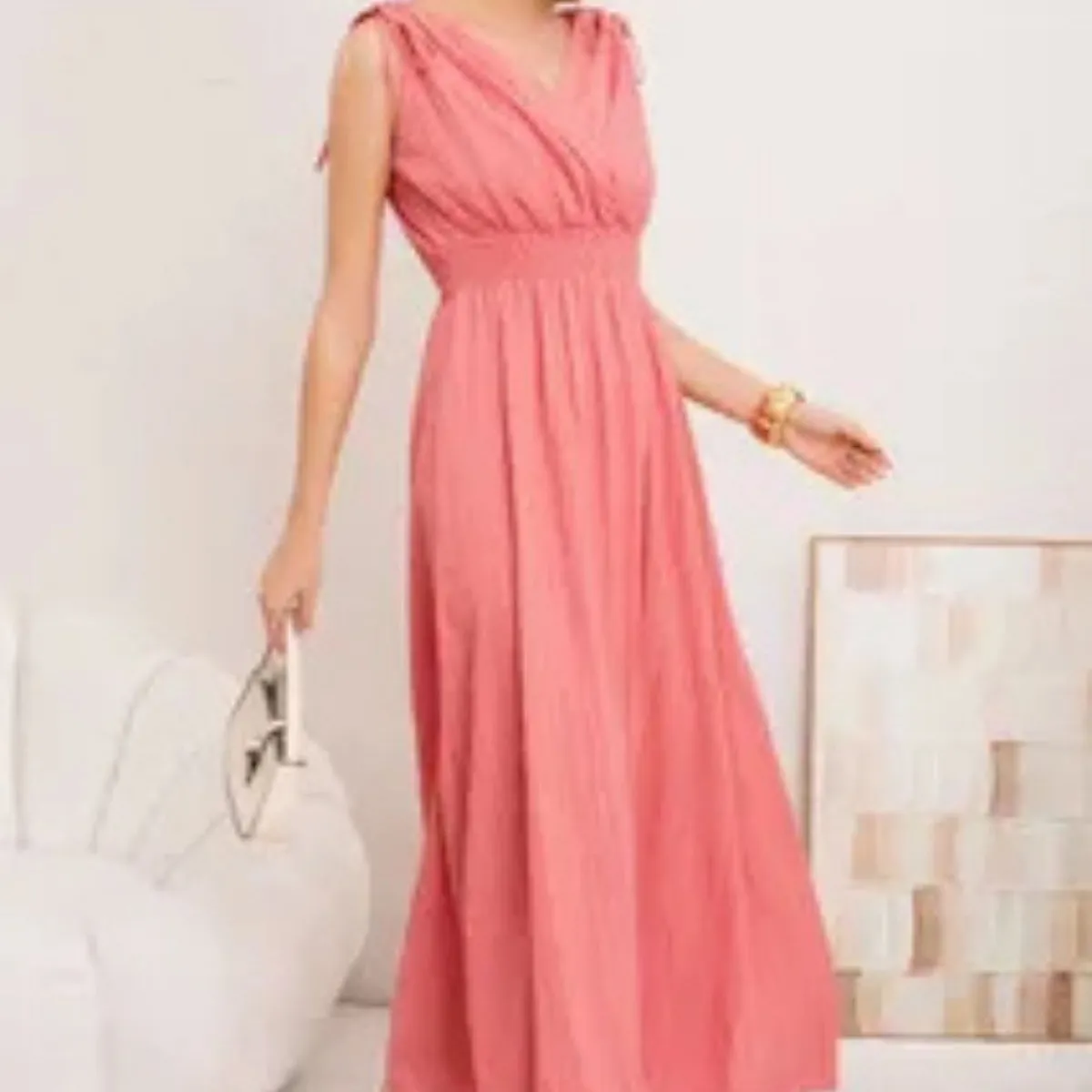 LOOK SHOP - Vestido Largo Primavera Mujer Algodón Diseños 3374