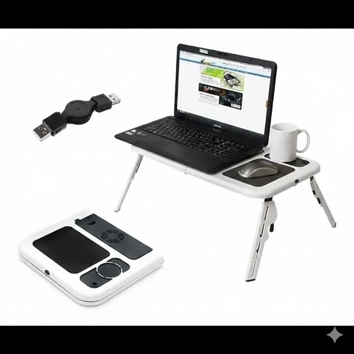 GENERICO - Mesa Plegable Ajustable Para Pc Notebook Table SK