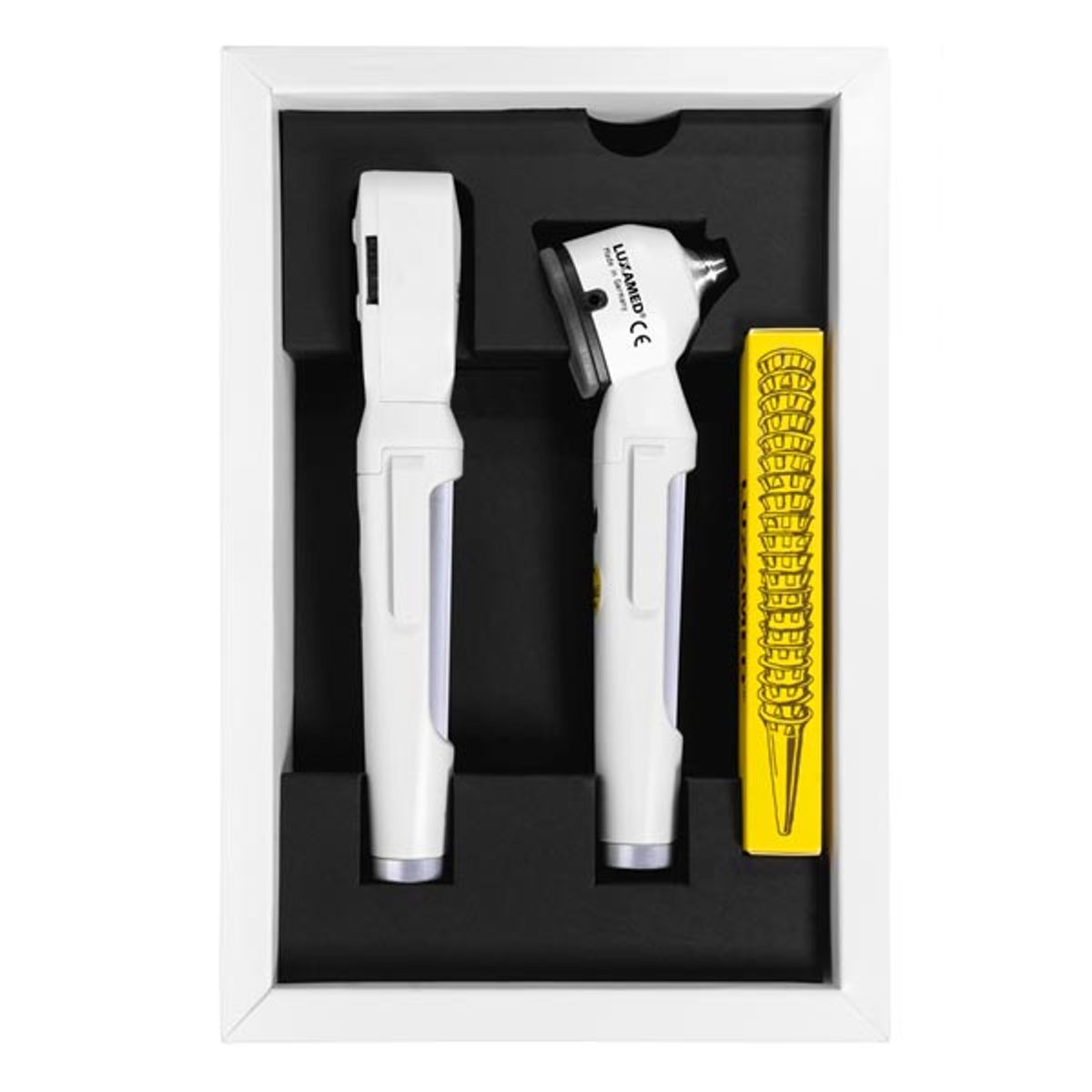 LUXAMED - Pack Otoscopio Y Oftalmoscopio Luxamed 25 V Blanco