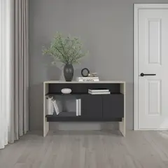 TUHOME - Arrimo 2 Puertas Classic Color 807x120x356 Cm Cartagena Y Wengue