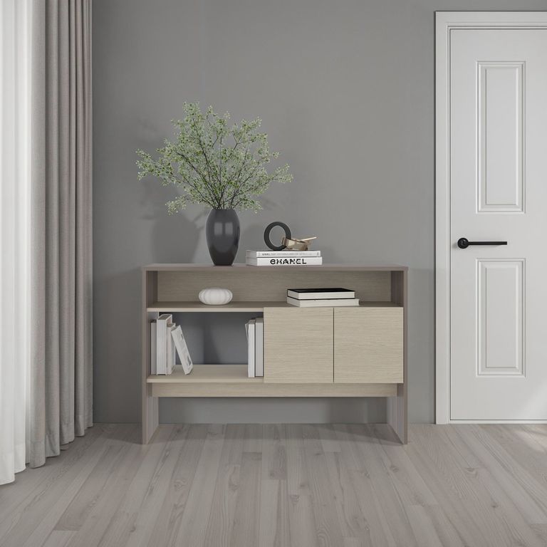 Arrimo 2 Puertas Classic Color 807x120x356 Cm Avellana Y Cartagena