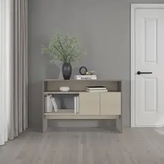 TUHOME - Arrimo 2 Puertas Classic Color 807x120x356 Cm Avellana Y Cartagena