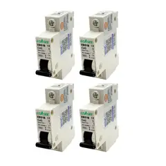 EBASEE - Pack 4 Interruptor Automático 1x 40a Curva C 6ka Sec