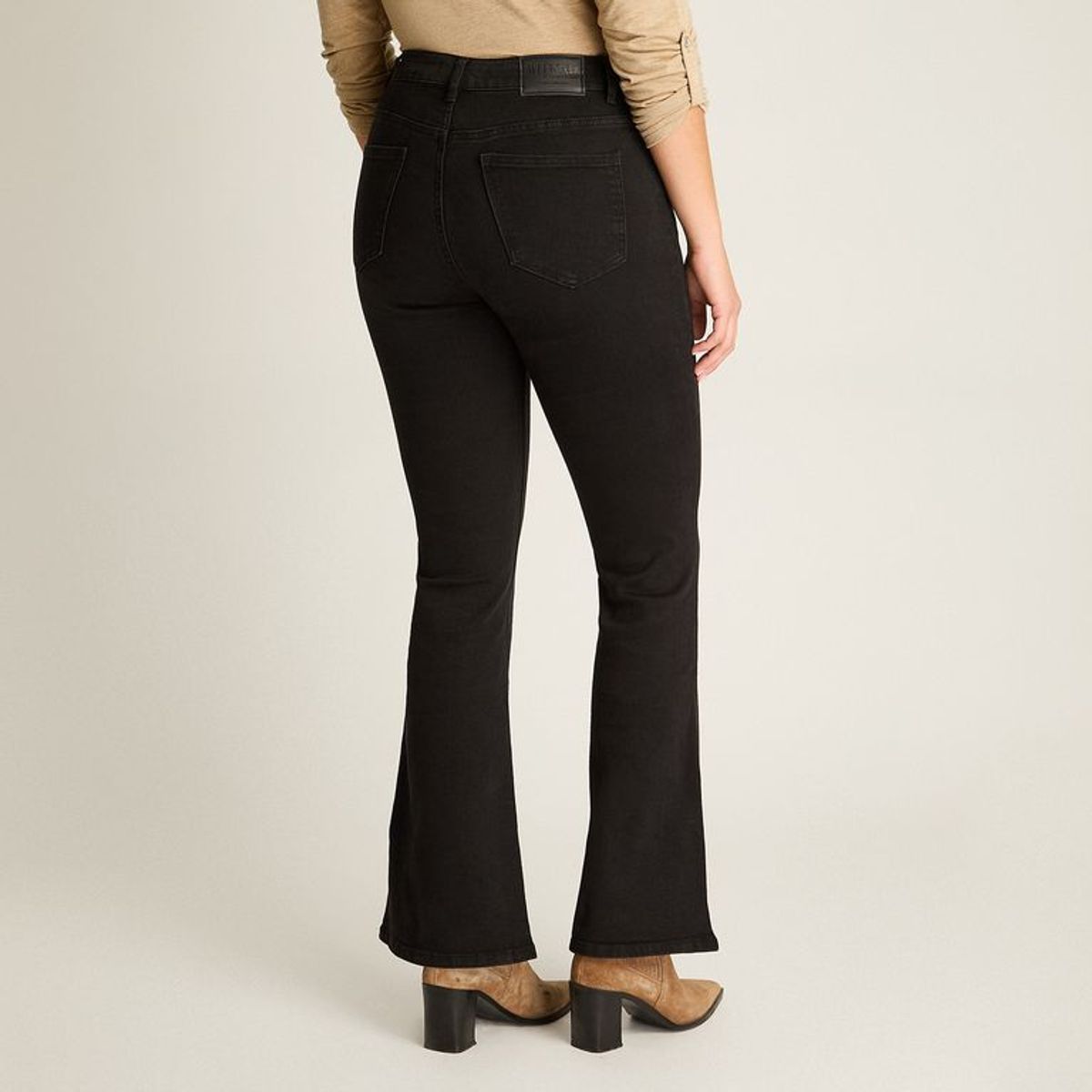 LORENZO DI PONTTI - Jeans Flare Mujer Negro