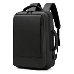 MOMO - Mochila De Viaje Para Notebook 15.6 Pulgadas Escolar Eimperm Negro Liso
