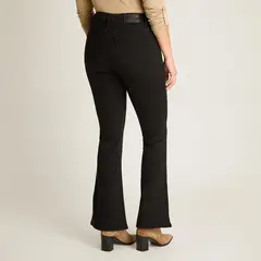 LORENZO DI PONTTI - Jeans Flare Mujer Negro