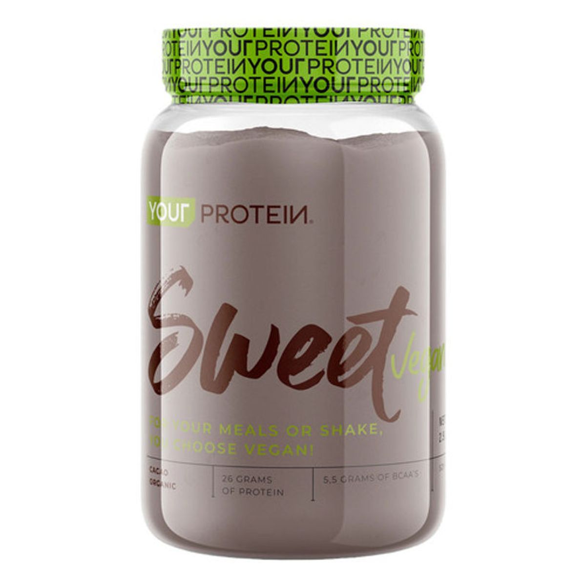 YOUR PROTEIN - Proteina Premium Lets Go Vegan 2,9 Lbs Your Protein / Chef Cacao