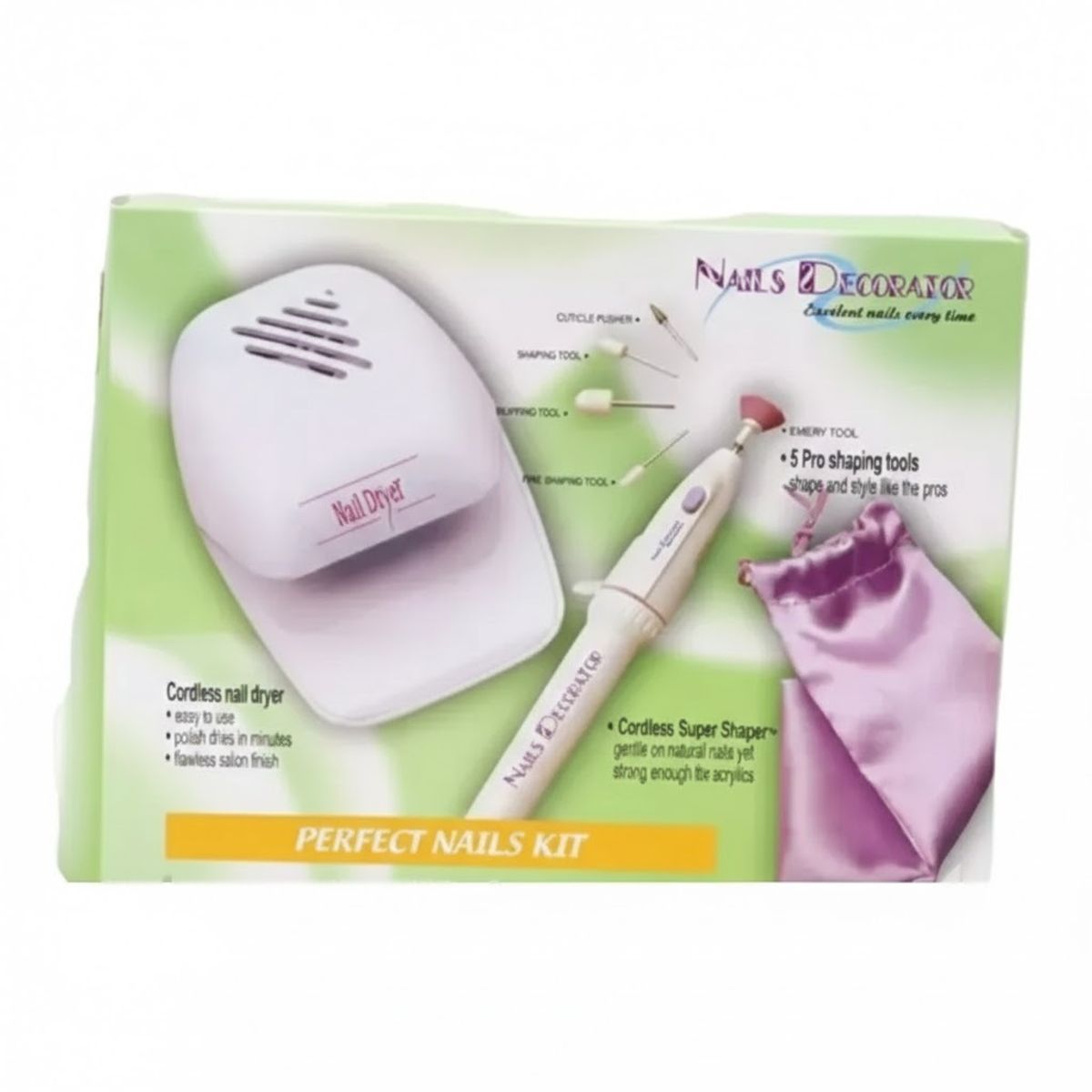 GENERICO - SET MANICURE SECADOR UÑAS MANICURE