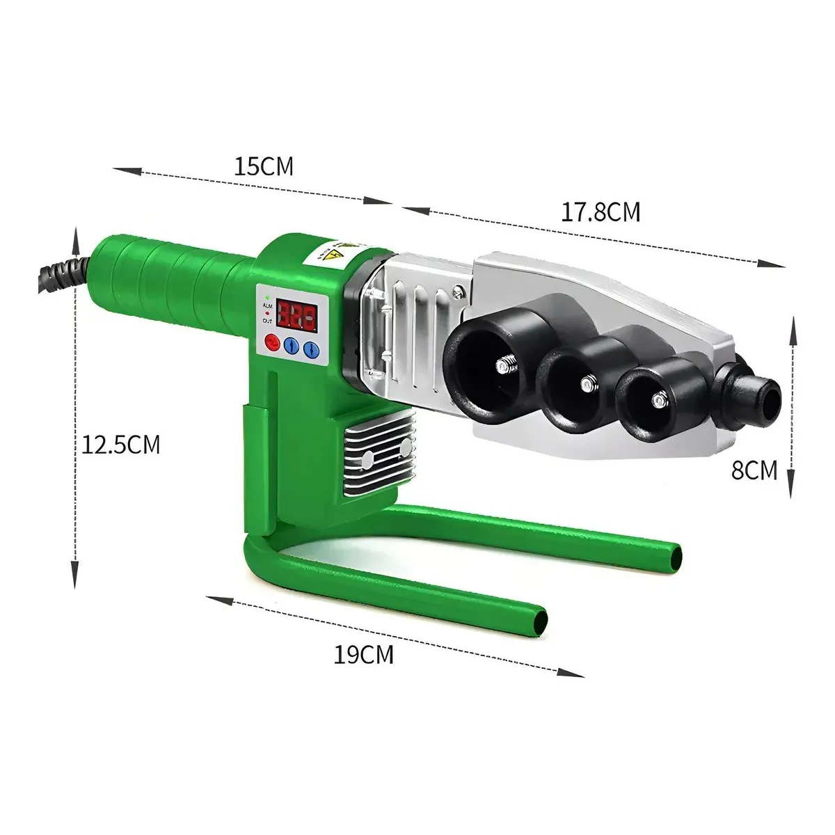 Termofusor Kit 1000w Pantalla Digital De Con 6dados+tijeras, marca SHOP EHOME BAG - Foto Principal