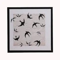SANTU HOME & DECO - Cuadro Golondrinas al Vuelo