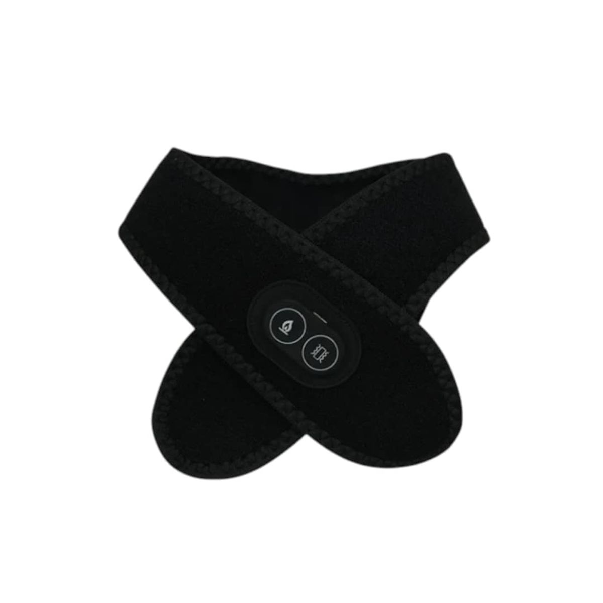 GENERICO - Almohadilla Pad Termica Con Vibracion Masajeador Cuello Gris
