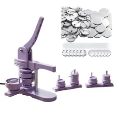 RIOVEO - Maquina De Chapitas + Matriz 25+37+58 Mm +300pcs Suministros