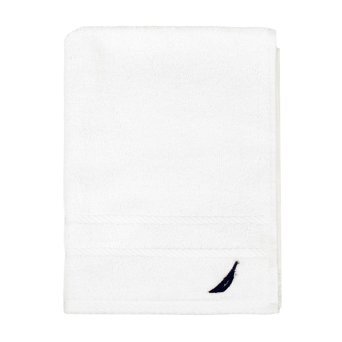 NAUTICA - Toalla de mano Nautica SIGNATURE Premium 100% algodón blanca