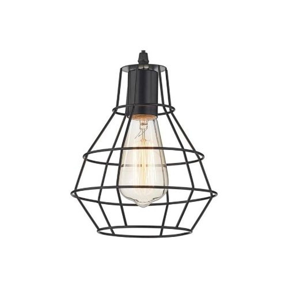 GENERICO - Lamparas Colgantes Vintage Moderna Negro