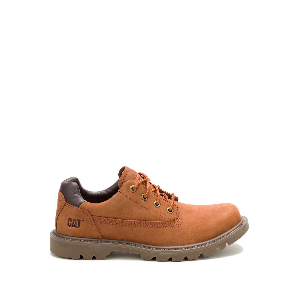 CAT - Zapato Cuero Hombre Colorado Low 2 0 Café CAT