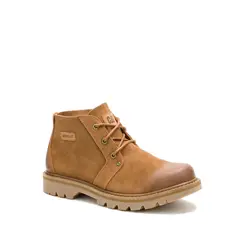CAT - Botín Cuero Hombre Grader Chukka Café