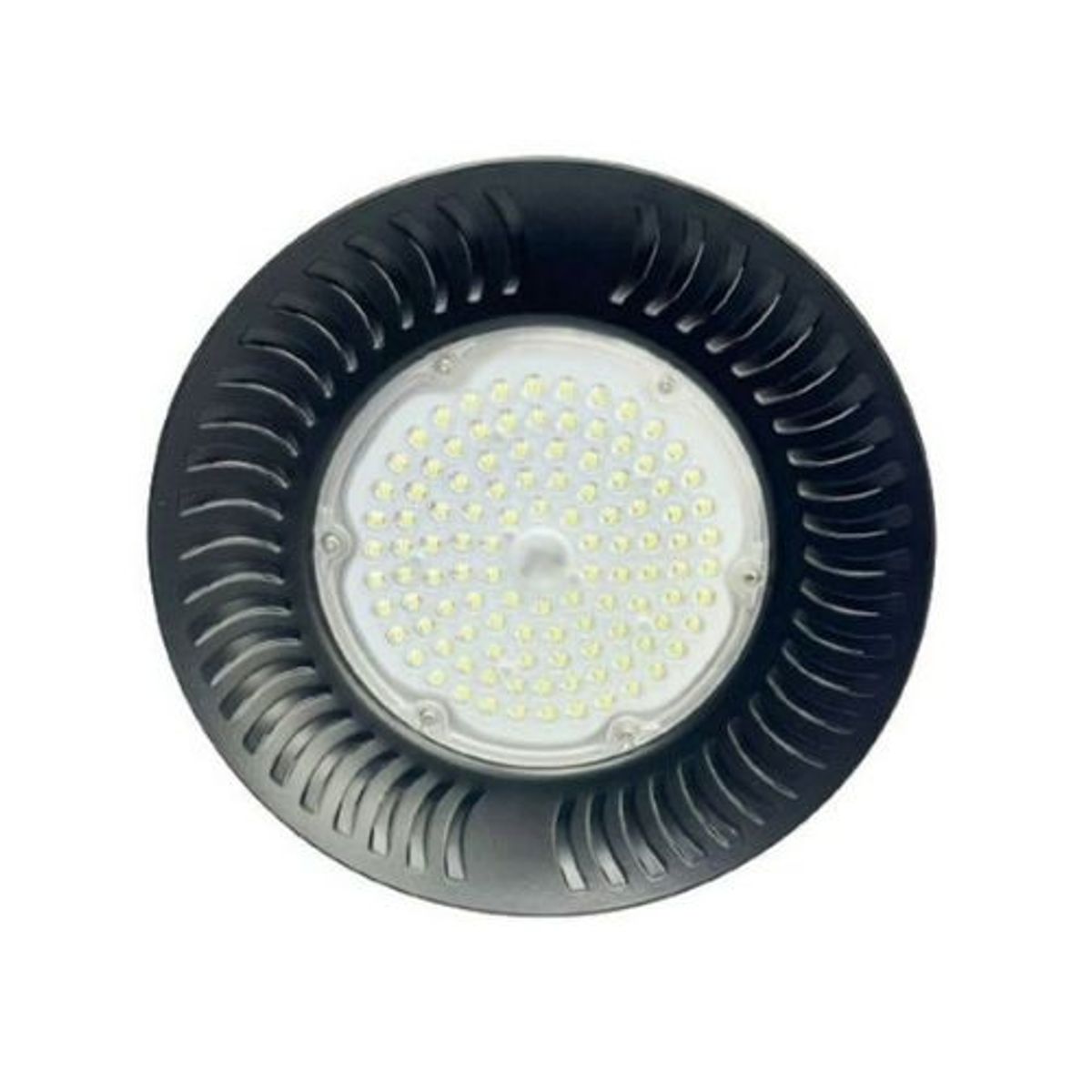 GENERICO - Campana Industrial LED UFO 200W Luz Fria IP20 Negra