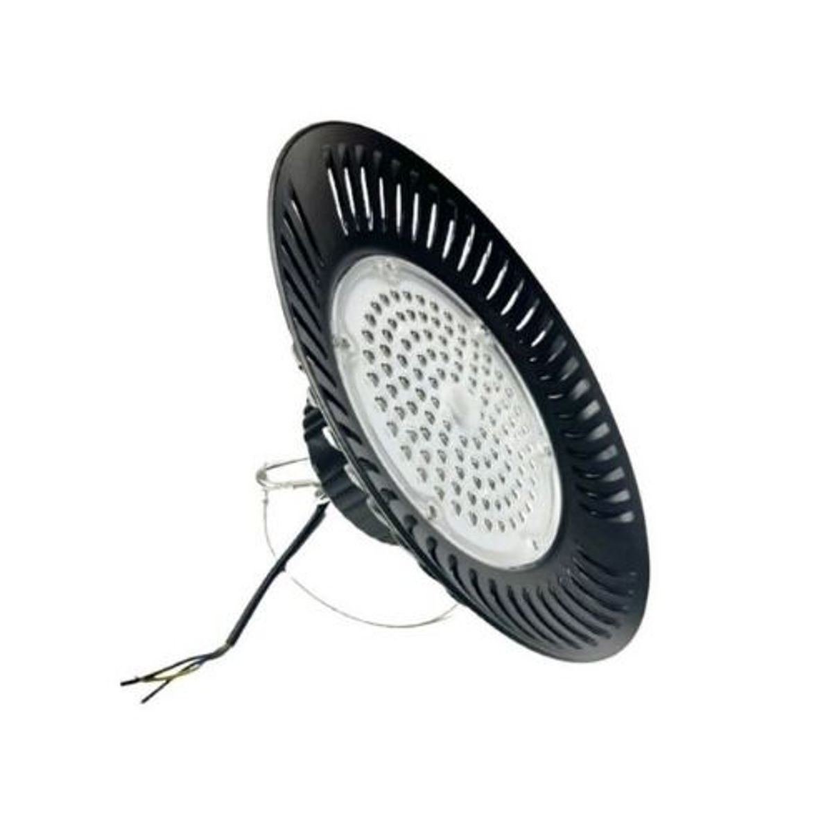 GENERICO - Campana Industrial LED UFO 200W Luz Fria IP20 Negra