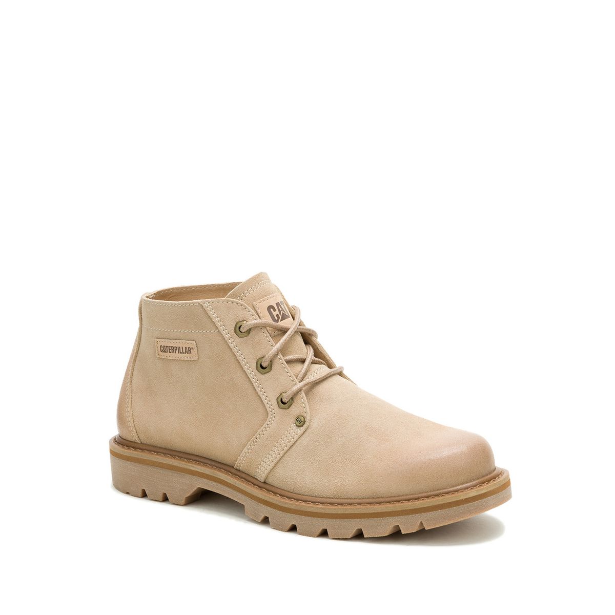 CAT - Botín Cuero Hombre Grader Chukka Beige CAT