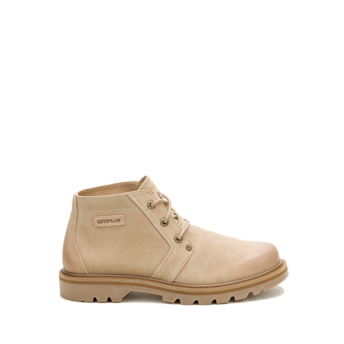 CAT - Botín Cuero Hombre Grader Chukka Beige CAT