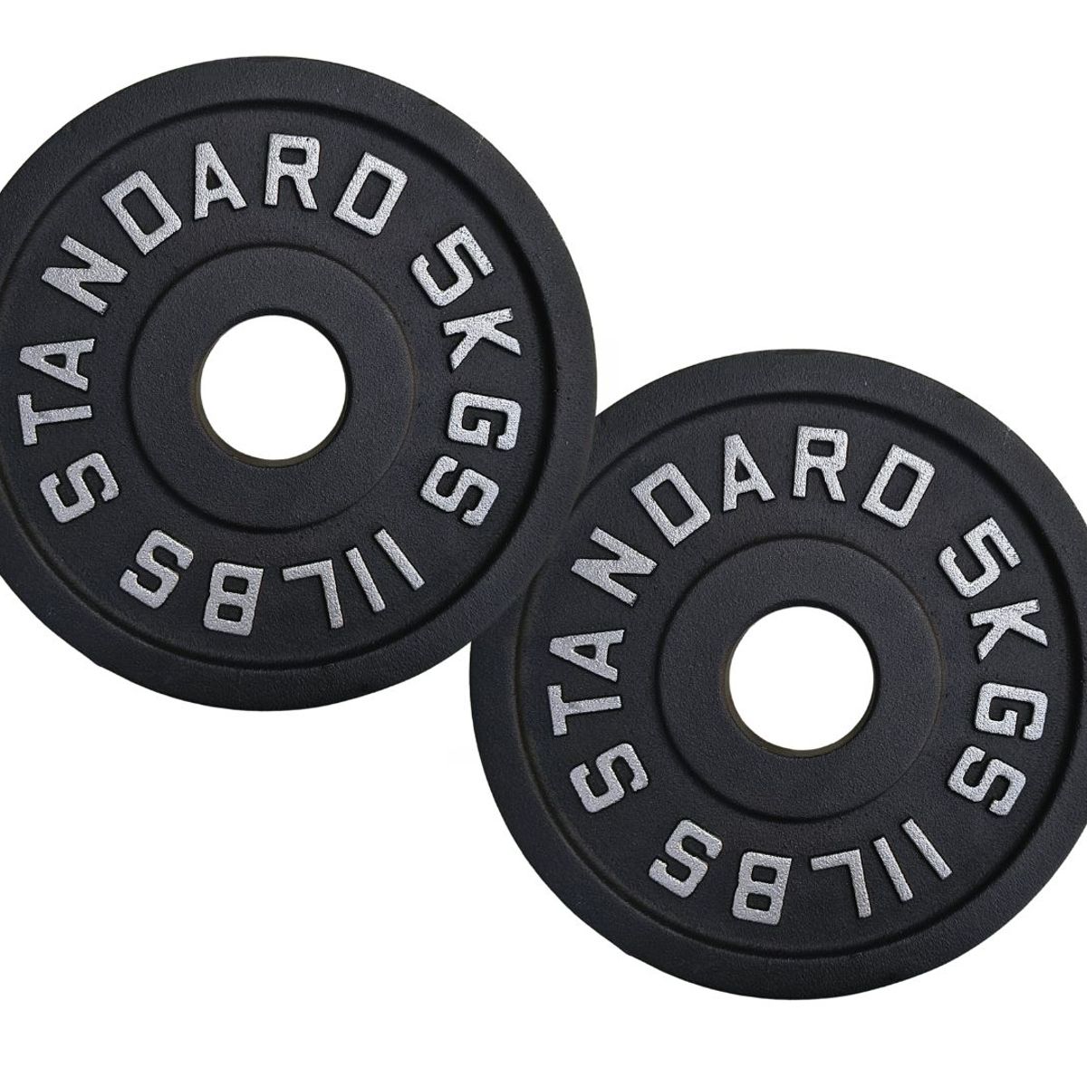 SCORE FIT - Par Discos IRON BLACK 5 Kg / 11 Lbs