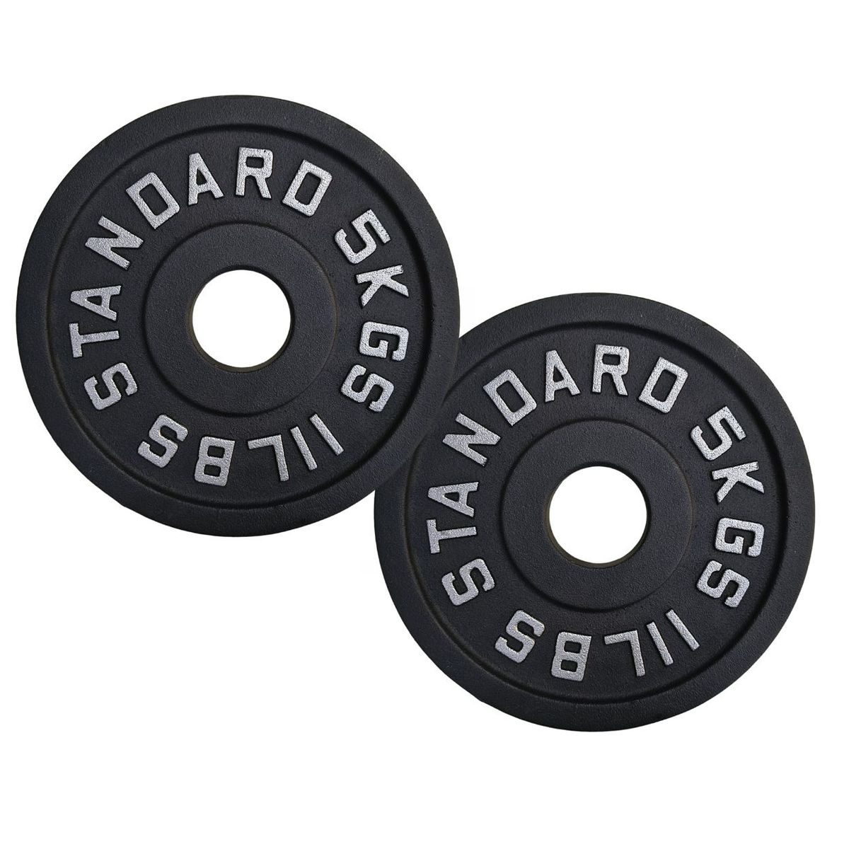 SCORE FIT - Par Discos IRON BLACK 5 Kg / 11 Lbs