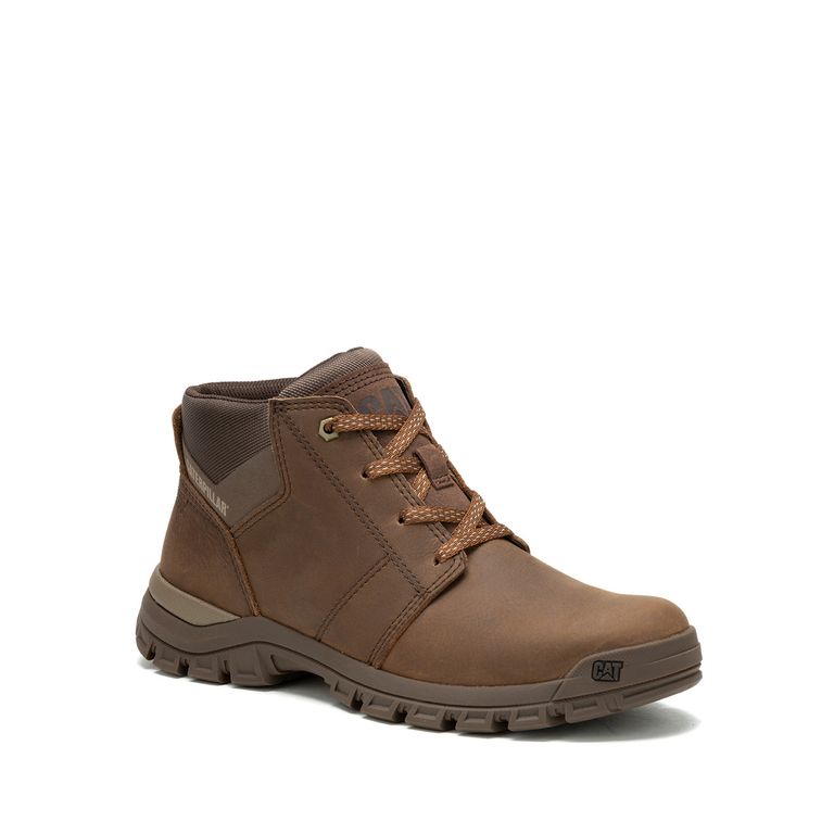 Botín Cuero Hombre Threshold Chukka Café Claro