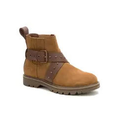 CAT - Botín Cuero Mujer Grader Ws Embellish Café