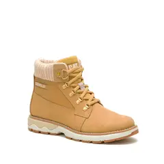 CAT - Botín Cuero Mujer Fandom Beige