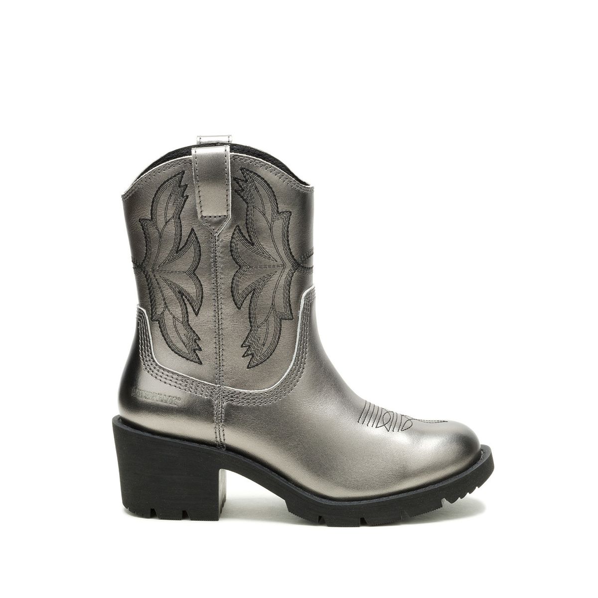 CAT - Bota Cuero Mujer Rewrite Frontier Plateado CAT