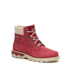 CAT - Botín Cuero Mujer Fandom Rojo