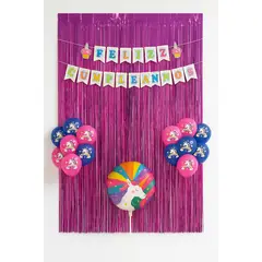 GENERICO - Set 17 Globos Decoracion Unicornio Metalico Fiesta Cumpleaño