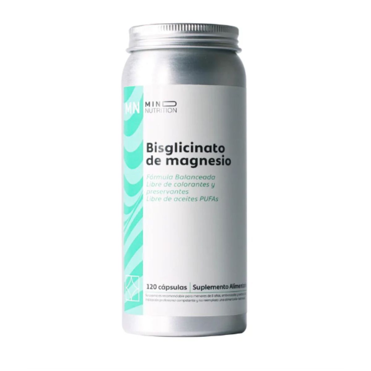 GENERICO - Bisglicinato De Magnesio 120 Capsulas Mind Nutrition