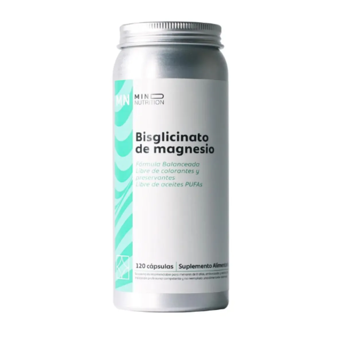 GENERICO - Bisglicinato De Magnesio 120 Capsulas Mind Nutrition