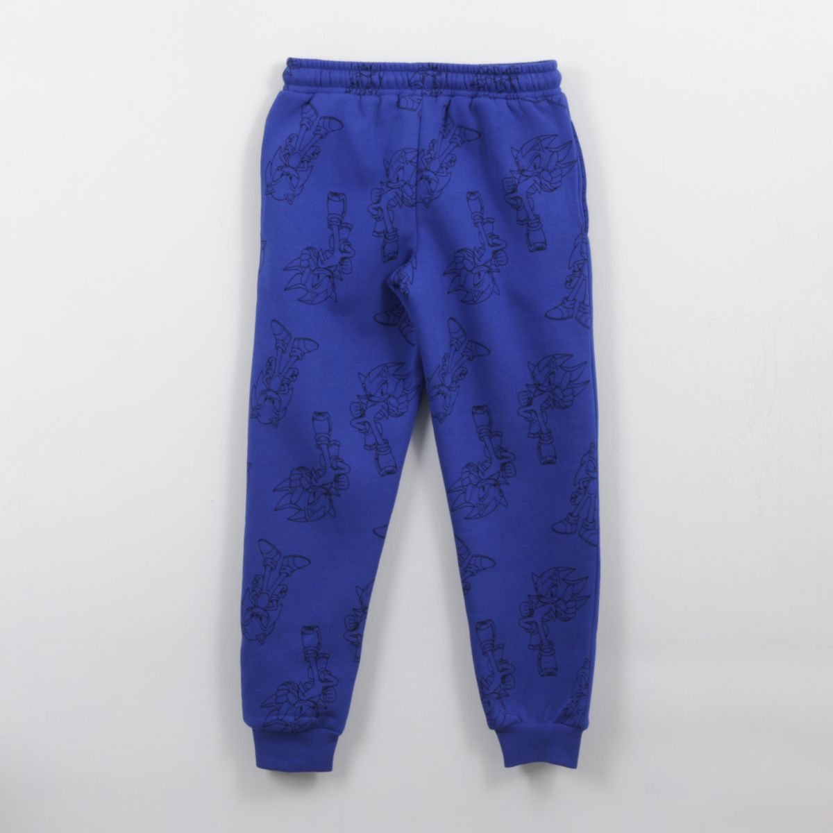 SONIC - Pantalón de Buzo Niño Full Print Azul Shadow & Sonic