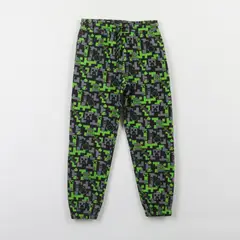 MINECRAFT - Pantalón de Buzo Niño Full Print Negro