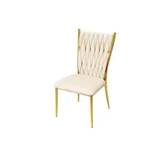 HABITA2 CHILE - SILLA DORADA PARA COMEDOR ARTHUR