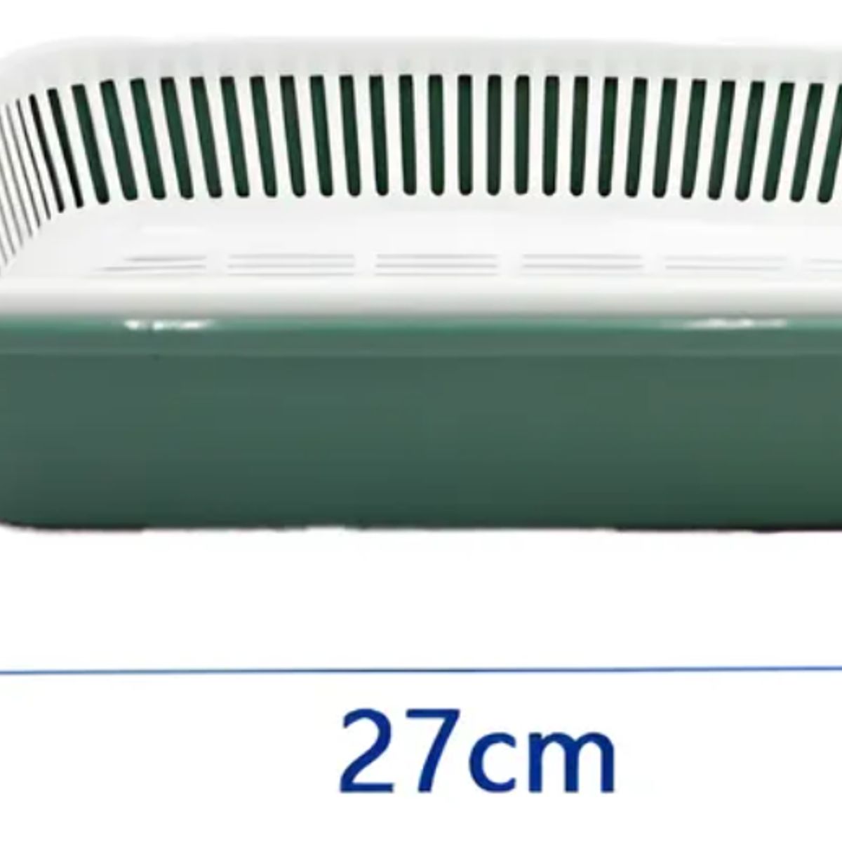 GENERICO - Colador Escurridor Rectangular Doble Capa Frutas Y Verduras