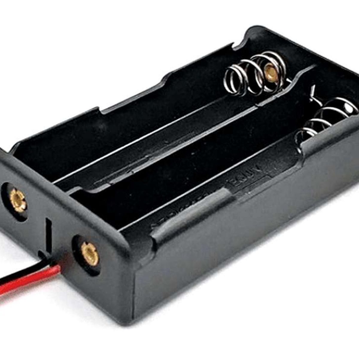 GEN - Caja Porta Pilas 2 Celdas Bateria 18650 Fuente Poder