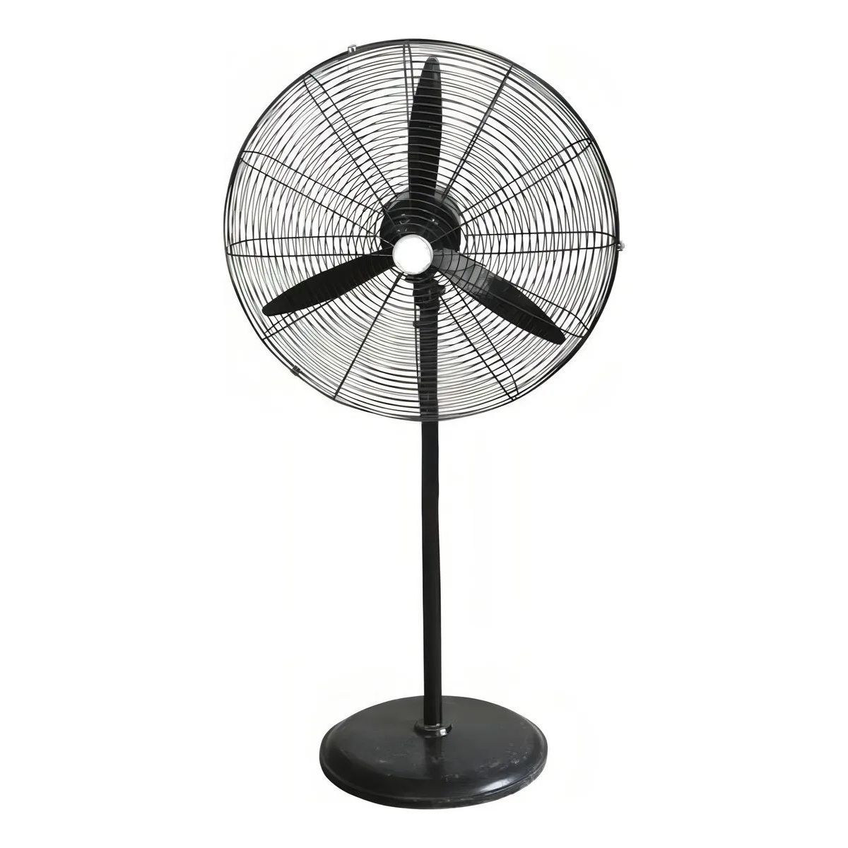 GENERICO - Ventilador Industrial Tipo Turbina De Alta Potencia Negro Acero 3