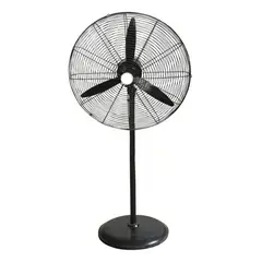 GENERICO - Ventilador Industrial Tipo Turbina De Alta Potencia Negro Acero 3